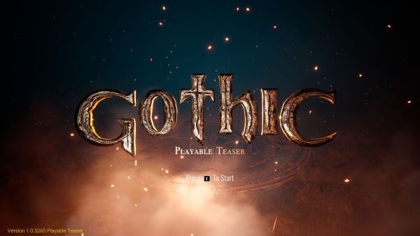 Gothic playable teaser. Театр абсурда